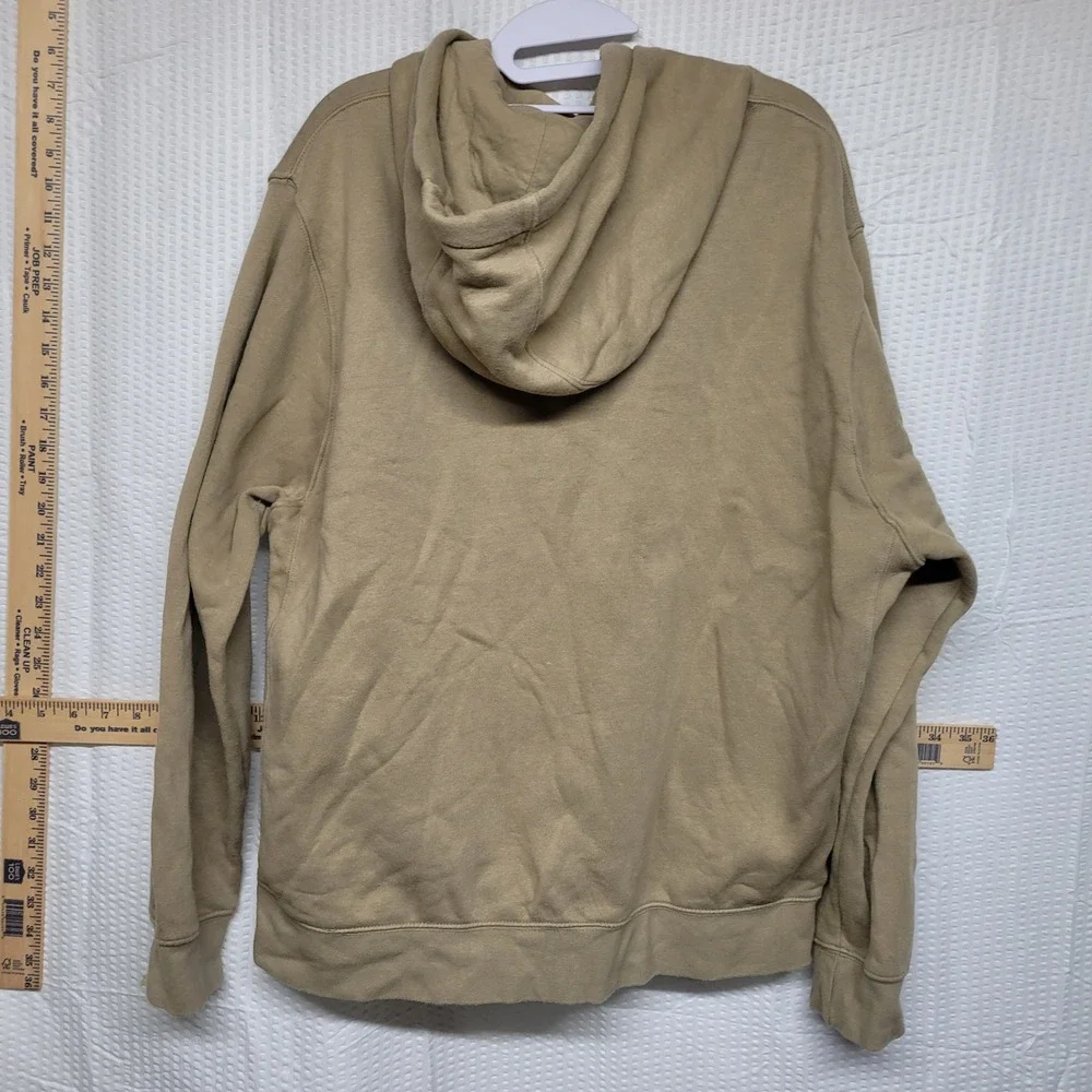 Nike Mens Sportswear Club Fleece Hoodie Khaki Tan Brown Pullover‎ Large